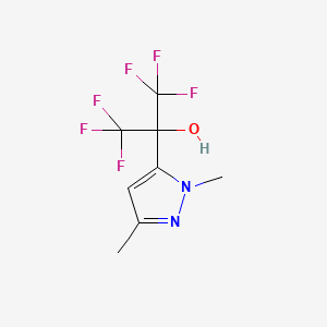 2-(1,3-Dimethyl-5-pyrazolyl)-1,1,1,3,3,3-hexafluoro-2-propanol