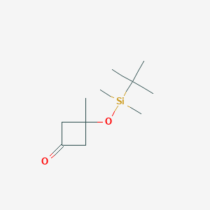 3-((Tert-butyldimethylsilyl)oxy)-3-methylcyclobutan-1-one