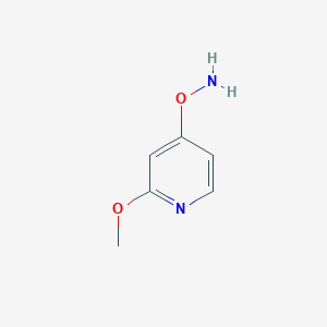 molecular formula C6H8N2O2 B13703741 O-(2-Methoxy-4-pyridyl)hydroxylamine 