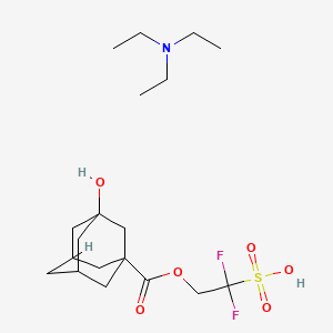 Triethylamine 1,1-Difluoro-2-[(3-hydroxyadamantane-1-carbonyl)oxy]ethanesulfonate