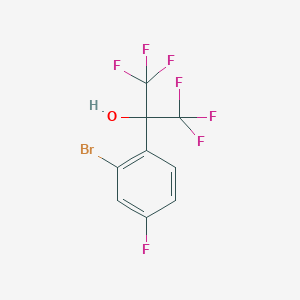 2-(2-Bromo-4-fluorophenyl)-1,1,1,3,3,3-hexafluoro-2-propanol