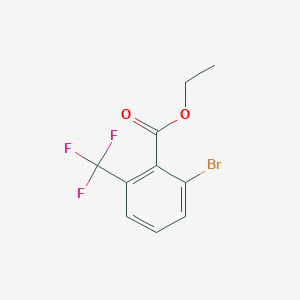 molecular formula C10H8BrF3O2 B13703783 Ethyl 2-bromo-6-(trifluoromethyl)benzoate 