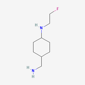 4-(Aminomethyl)-N-(2-fluoroethyl)cyclohexanamine