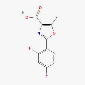 2-(2,4-Difluorophenyl)-5-methyloxazole-4-carboxylic Acid