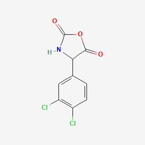 molecular formula C9H5Cl2NO3 B13703852 4-(3,4-Dichlorophenyl)oxazolidine-2,5-dione 