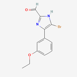 5-Bromo-4-(3-ethoxyphenyl)imidazole-2-carbaldehyde