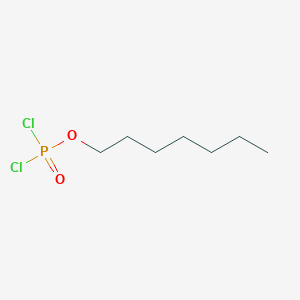 molecular formula C7H15Cl2O2P B13703901 Phosphorodichloridic acid, heptyl ester 