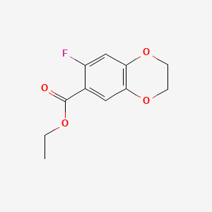 Ethyl 7-Fluoro-2,3-dihydrobenzo[b][1,4]dioxine-6-carboxylate