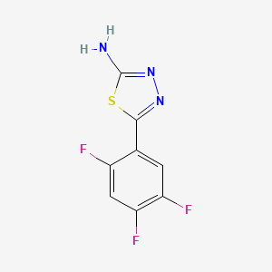 2-Amino-5-(2,4,5-trifluorophenyl)-1,3,4-thiadiazole