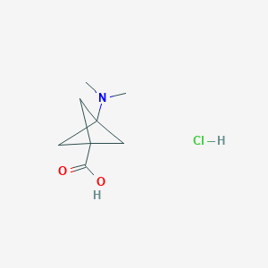 3-(Dimethylamino)bicyclo[1.1.1]pentane-1-carboxylic acid hydrochloride