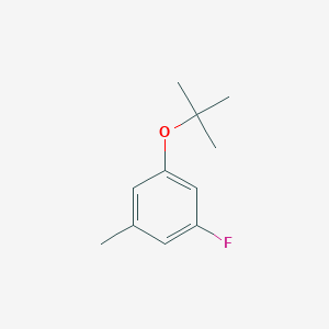 molecular formula C11H15FO B13704018 3-(tert-Butoxy)-5-fluorotoluene 