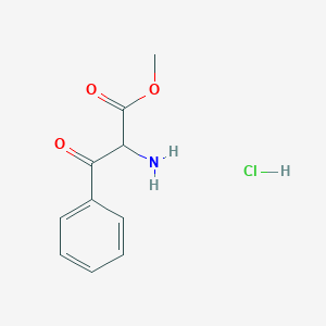 molecular formula C10H12ClNO3 B13704023 beta-Oxo-DL-phenylalanine Methyl Ester Hydrochloride 