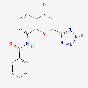 N-[4-Oxo-2-(2H-tetrazol-5-yl)-4H-chromen-8-yl]benzamide