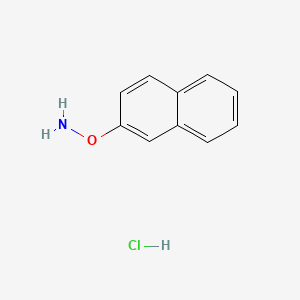 molecular formula C10H10ClNO B13704038 O-(2-Naphthyl)hydroxylamine Hydrochloride 