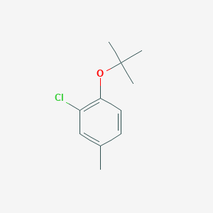 molecular formula C11H15ClO B13704057 4-(tert-Butoxy)-3-chlorotoluene 