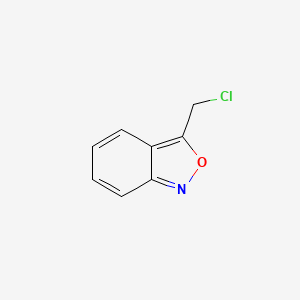 molecular formula C8H6ClNO B13704081 3-(Chloromethyl)benzo[c]isoxazole 