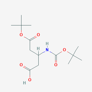 (R)-3-(Boc-amino)-5-(tert-butoxy)-5-oxopentanoic Acid