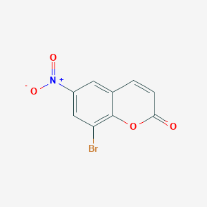 molecular formula C9H4BrNO4 B13704104 8-bromo-6-nitro-2H-chromen-2-one 