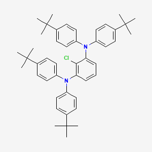 molecular formula C46H55ClN2 B13704108 N1,N1,N3,N3-Tetrakis[4-(tert-butyl)phenyl]-2-chlorobenzene-1,3-diamine 