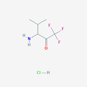 3-Amino-1,1,1-trifluoro-4-methyl-2-pentanone Hydrochloride