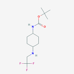 trans-N1-Boc-N4-(2,2,2-trifluoroethyl)-1,4-cyclohexanediamine