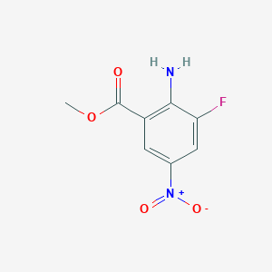 Methyl 2-amino-3-fluoro-5-nitrobenzoate