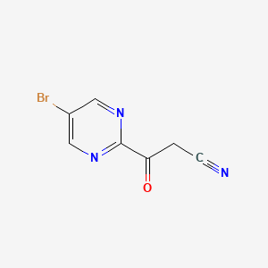 3-(5-Bromo-2-pyrimidinyl)-3-oxopropanenitrile