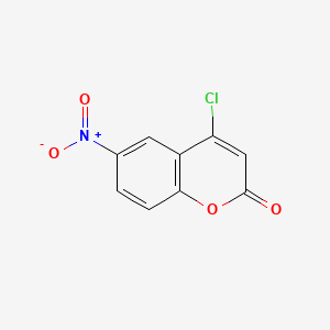 molecular formula C9H4ClNO4 B13704157 4-Chloro-6-nitrocoumarin 