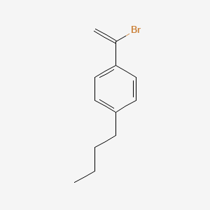 molecular formula C12H15Br B13704175 1-(1-Bromovinyl)-4-butylbenzene 