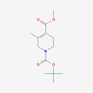 molecular formula C13H21NO4 B13704243 Methyl 1-Boc-5-methyl-1,2,3,6-tetrahydropyridine-4-carboxylate 