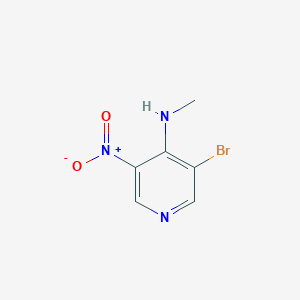 molecular formula C6H6BrN3O2 B1370425 3-溴-N-甲基-5-硝基吡啶-4-胺 CAS No. 607373-24-0