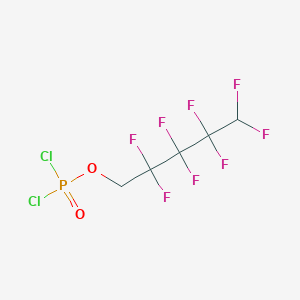 molecular formula C5H3Cl2F8O2P B13704280 2,2,3,3,4,4,5,5-Octafluoropentyl Phosphorodichloridate 