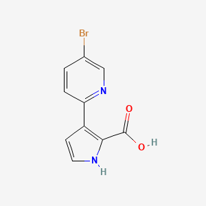 3-(5-Bromo-2-pyridyl)-1H-pyrrole-2-carboxylic Acid