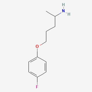 5-(4-Fluorophenoxy)-2-pentanamine