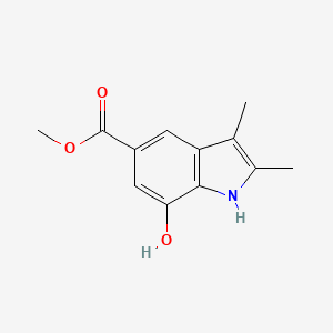 Methyl 7-hydroxy-2,3-dimethyl-1H-indole-5-carboxylate