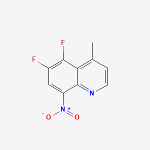 5,6-Difluoro-4-methyl-8-nitroquinoline