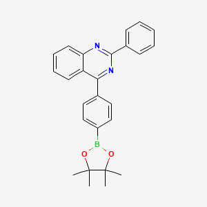 4-(2-Phenyl-4-quinazolinyl)phenylboronic Acid Pinacol Ester