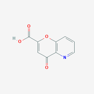 molecular formula C9H5NO4 B13704395 4-Oxo-4H-pyrano[3,2-b]pyridine-2-carboxylic acid 