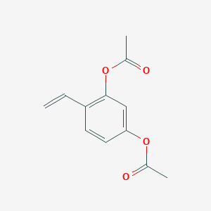 molecular formula C12H12O4 B13704410 4-Vinyl-1,3-phenylene Diacetate 