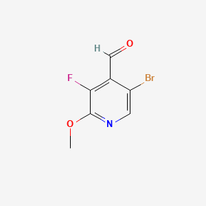 5-Bromo-3-fluoro-2-methoxyisonicotinaldehyde