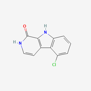 5-Chloro-2,9-dihydro-1H-pyrido[3,4-b]indol-1-one