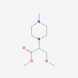 Methyl 3-methoxy-2-(4-methylpiperazin-1-YL)propanoate