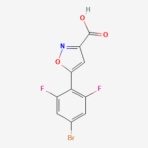 5-(4-Bromo-2,6-difluorophenyl)isoxazole-3-carboxylic Acid