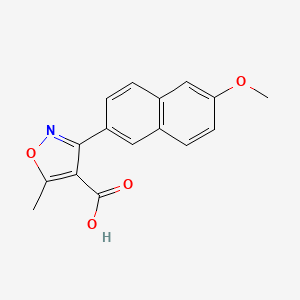 3-(6-Methoxy-2-naphthyl)-5-methylisoxazole-4-carboxylic Acid