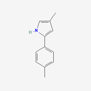 molecular formula C12H13N B13704488 4-Methyl-2-(p-tolyl)pyrrole 