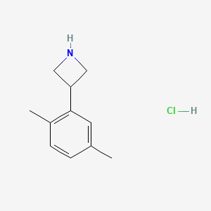 molecular formula C11H16ClN B13704518 3-(2,5-Dimethylphenyl)azetidine Hydrochloride 