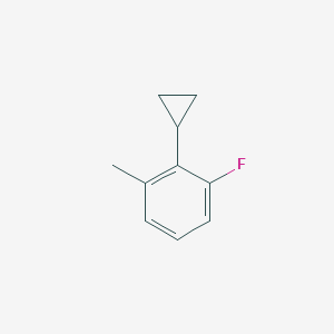 2-Cyclopropyl-1-fluoro-3-methylbenzene