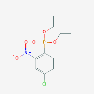 molecular formula C10H13ClNO5P B13704588 Diethyl (4-Chloro-2-nitrophenyl)phosphonate 