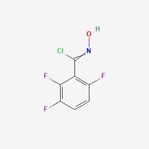 2,3,6-trifluoro-N-hydroxybenzenecarboximidoyl chloride