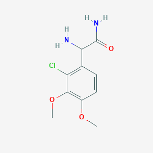 2-Amino-2-(2-chloro-3,4-dimethoxyphenyl)acetamide